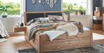Systembett Wildeiche massiv bianco