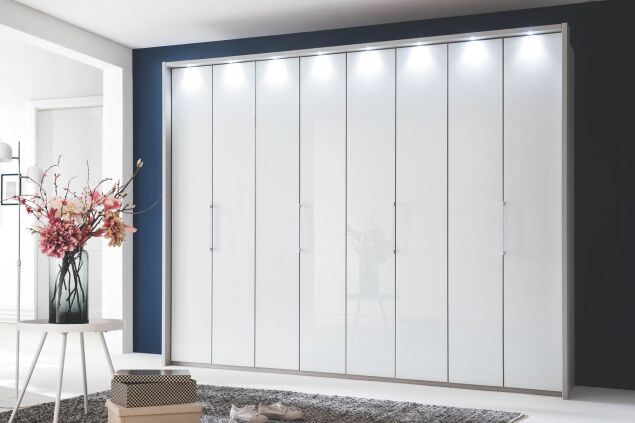 MONACO 1757 19 Kieselgrau D. FTS 300cm Gl.weiss